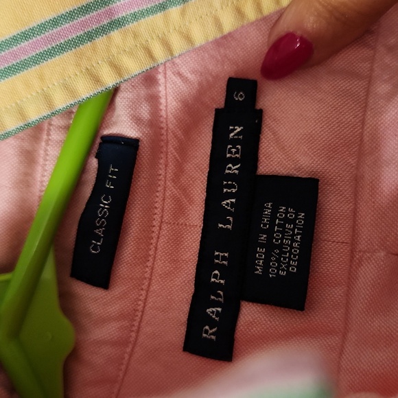 Ralph Lauren woman's button down shirts pink various sizes - Picture 3 of 7